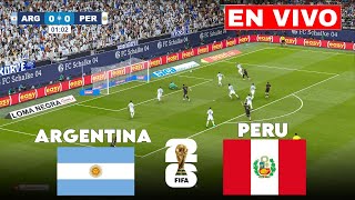 🔴 Argentina vs Perú EN VIVO  Eliminatorias 2024 [upl. by Inamik]