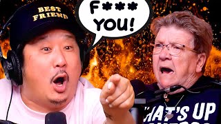 Angry Grandma DESTROYS Bobby Lee [upl. by Rutherfurd]