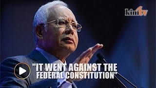 Najib BN govt studied Icerd before but found that it was not compatible [upl. by Finn]