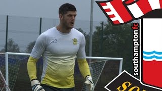 Saints goalkeeper Forster delighted by defensive strength [upl. by Ahsenev]