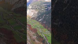 The Via Ferrata MürrenGimmelwald🏔️🚞🥾 travel viaferrata switzerland hike mürren lauterbrunnen [upl. by Jago]