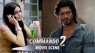 Vidyuts Smart Investigation  Commando 2  Movie Scene [upl. by Garges]