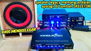 cek sound parametrik mobil skeleton power phaselab tpa 3116 dengan speaker subwoofer legacy 6 inch [upl. by Rick544]