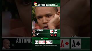 Antonius has Pocket Aces poker [upl. by Ariada]