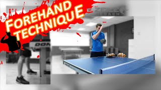 How To Play amp Learn FOREHAND DRIVE Technique in TABLE TENNIS  PING PONG Beginner Training Tutorial [upl. by Bradshaw]