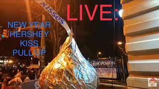 LIVE HERSHEY KISS PULL UP HERSHEY TOWNE SQUARE newyear livestream [upl. by Casey]