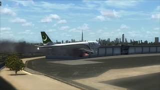 Plane Emergency Landing at Dubai Airport  PIA A320 [upl. by Anirbus799]