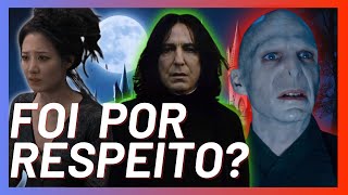 POR QUE VOLDEMORT NÃO USOU AVADA KEDAVRA EM SNAPE [upl. by Airtened]