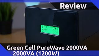 Green Cell PureWave 2000VA UPS USV Review 2021 [upl. by Inahet982]