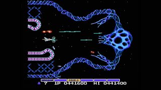 Gradius NES Full Run with No Deaths No Miss [upl. by Tanberg377]