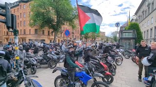 Demonstration in support of Palestine in Stockholm [upl. by Sara]