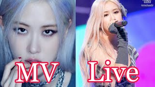 How do BLACKPINK sing in MV and Live  Как BLACKPINK поют в клипе и в живую ♥️ [upl. by Gerson426]