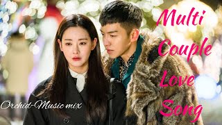 Tose Naina Lage  Korean  Chinese Mix  Multicouple Love Song [upl. by Lerret]