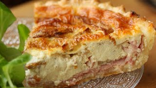 Recette  Quiche jambon champignons [upl. by Noirret]