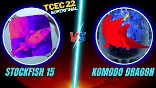 Stockfish 15 vs Komodo Dragon  Complete Dominations  TCEC Season 22  Superfinal [upl. by Nnahaid]