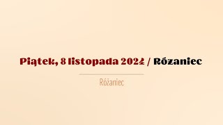 Różaniec  8 listopada 2024 [upl. by Rhoda308]