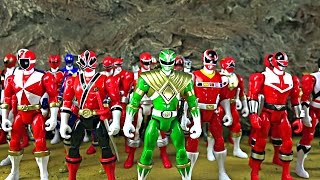 Power Rangers Super Megaforce Every Red Action Hero 5 inch Figure [upl. by Yanel]