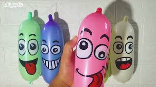 Making Slime With Funny Balloons  Satisfying Slime Video 133 [upl. by Nytsirc632]