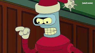 Bah Humbug Bender  Futurama  adult swim [upl. by Ylahtan122]