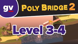 Poly Bridge 2  304 Doubling Down  Walkthrough [upl. by Ardenia852]