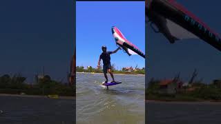 Perfect wingfoil backflip slow motion [upl. by Saree110]