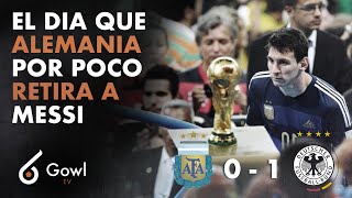 el dia que alemania se consagró ante argentina 🇦🇷 mundial brasil 2014 🇩🇪 [upl. by Halyahs234]