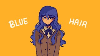 Blue hair  OC animation [upl. by Ark]