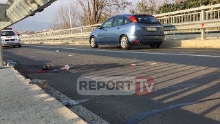 Report TV  Aksident në Elbasan Fordi përplas 50vjeçarin me biçikletë [upl. by Eniar710]