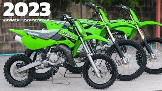 เปิดตัวใหม่ 2023 Kawasaki KX65 KX85L KX112 ที่สุดของรถแข่งเด็กค่ายสีเขียว 💚 [upl. by Treacy77]