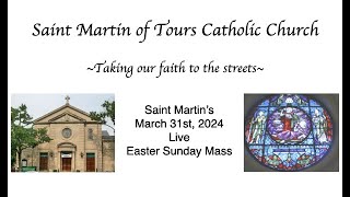 St Martin’s Live Easter Sunday Mass March 31 2024 [upl. by Nodnarb]