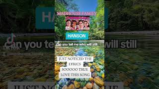 hanson just realised the lyrics so strong and true mmmbop hanson lyrics meaning 1990s fyp [upl. by Ahsenad752]