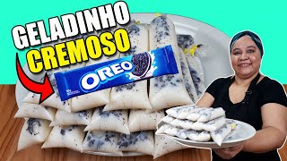 Esse Vende MUITO Geladinho de Oreo CREMOSO DELICIOSO e FÁCIL de Fazer Faça e Venda [upl. by Rugen512]