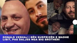 Donald Veshaj i bën surprizën e madhe Lisit pas daljes nga Big Brother [upl. by Maillw]