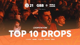 TOP 10 DROPS 😱 Solo Loopstation  GRAND BEATBOX BATTLE 2021 WORLD LEAGUE [upl. by Alma]