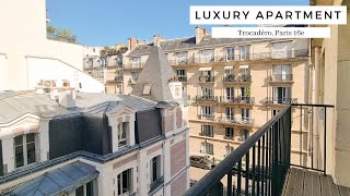 Furnished Paris Apartment For Rent 2 Bedroom  Trocadéro 16th District Rue Cortambert  61336 [upl. by Arahk]