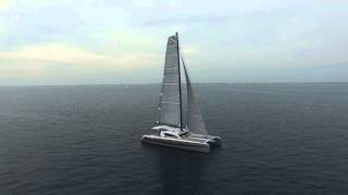 Outremer 5X light wind sailing [upl. by Zantos]