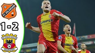 FC Volendam vs Go Ahead Eagles 12 Highlights  Eredivisie 2024 Efootball Game Play [upl. by Naitsirhk]