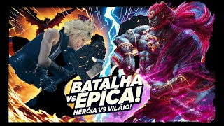 Cloud vs Ganondorf Confronto ÉPICO em Super Smash Bros Ultimate 🌩️🔥 [upl. by Darnell]