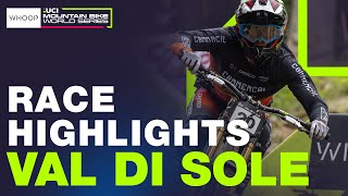 RACE HIGHLIGHTS  Elite Men Val Di Sole UCI Downhill World Cup [upl. by Tacye]