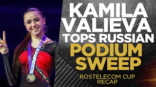 Kamila Valieva DOMINATES Russian sweep at Rostelecom Cup THAT FIGURE SKATING SHOW [upl. by Avert]