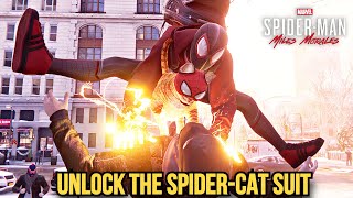 SpiderMan Miles Morales  UNLOCKING THE BODEGA CAT SUIT [upl. by Dick]