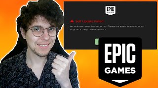 How To Fix Epic Games Self Update Failed [upl. by Rehpotsirhc272]