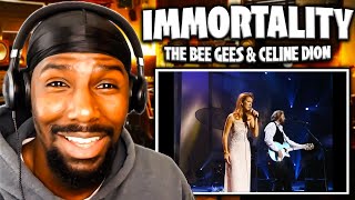 Immortality Live In Vegas 97  The Bee Gees amp Celine Dion Reaction [upl. by Vento590]