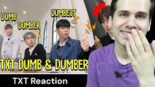 TXT Dumb and Dumber Moments Reaction [upl. by Elwood]