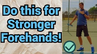 How to improve the tennis forehand quickly [upl. by Bertolde]