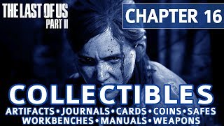 The Last of Us 2  Chapter 16 Hillcrest All Collectible Locations Artifacts Cards Safes etc [upl. by Wrennie170]