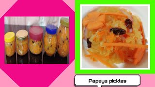 ATCHARA Papaya Pickles my own version [upl. by Juno]