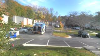 Montgomery county Maryland Tuesday recycling route [upl. by Lytton]