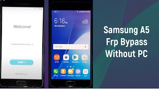 Samsung A5 frp bypass without pc working method [upl. by Vickey]