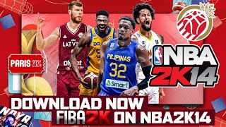 DOWNLOAD FIBA PARIS 2024 FOR NBA 2K14 [upl. by Ocsic]